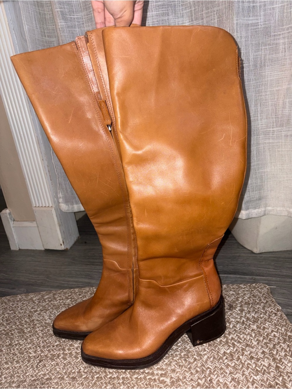 Franco Sarto Tall Leather Boots